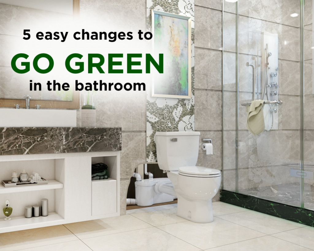 Cinq façons de passer au vert dans votre salle de bain
