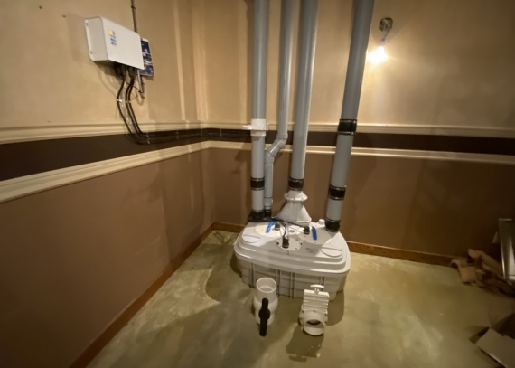 Albanese Mechanical installe une station de relevage vortex double dans un hôtel