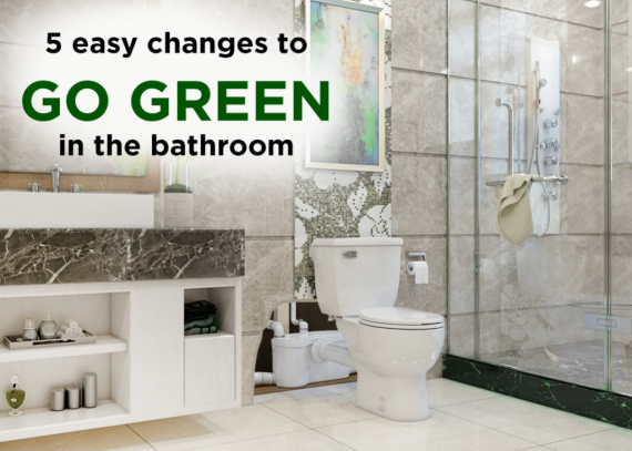 Cinq façons de passer au vert dans votre salle de bain