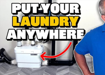 Utilisez la pompe de vidange Sanivite pour votre salle de lavage, n'importe où!
